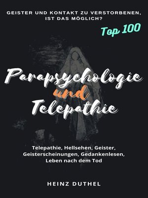 cover image of PARAPSYCHOLOGIE UND TELEPATHIE